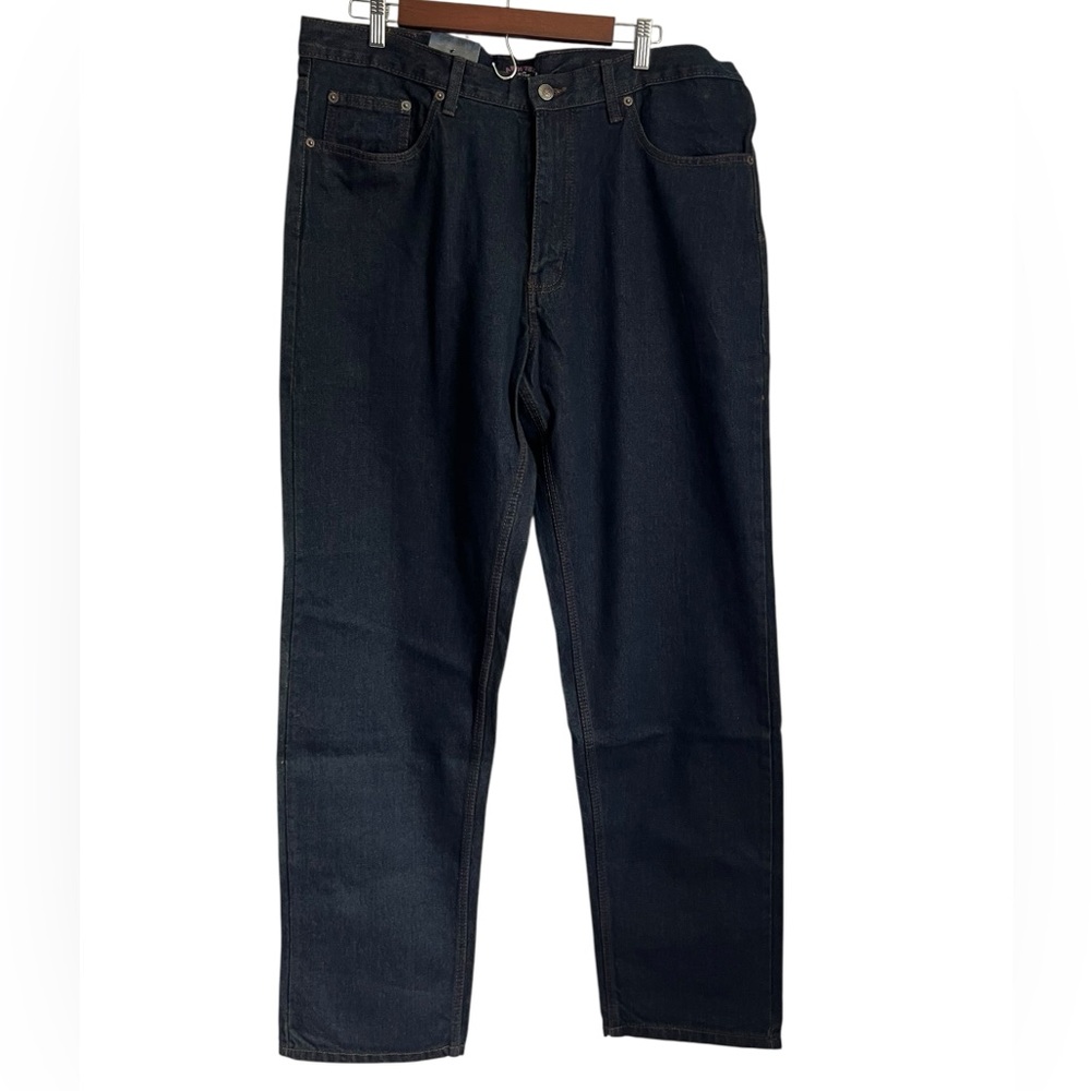 Architect Men's Classic Dark Blue Jeans Relaxed Fit NWT 38x34